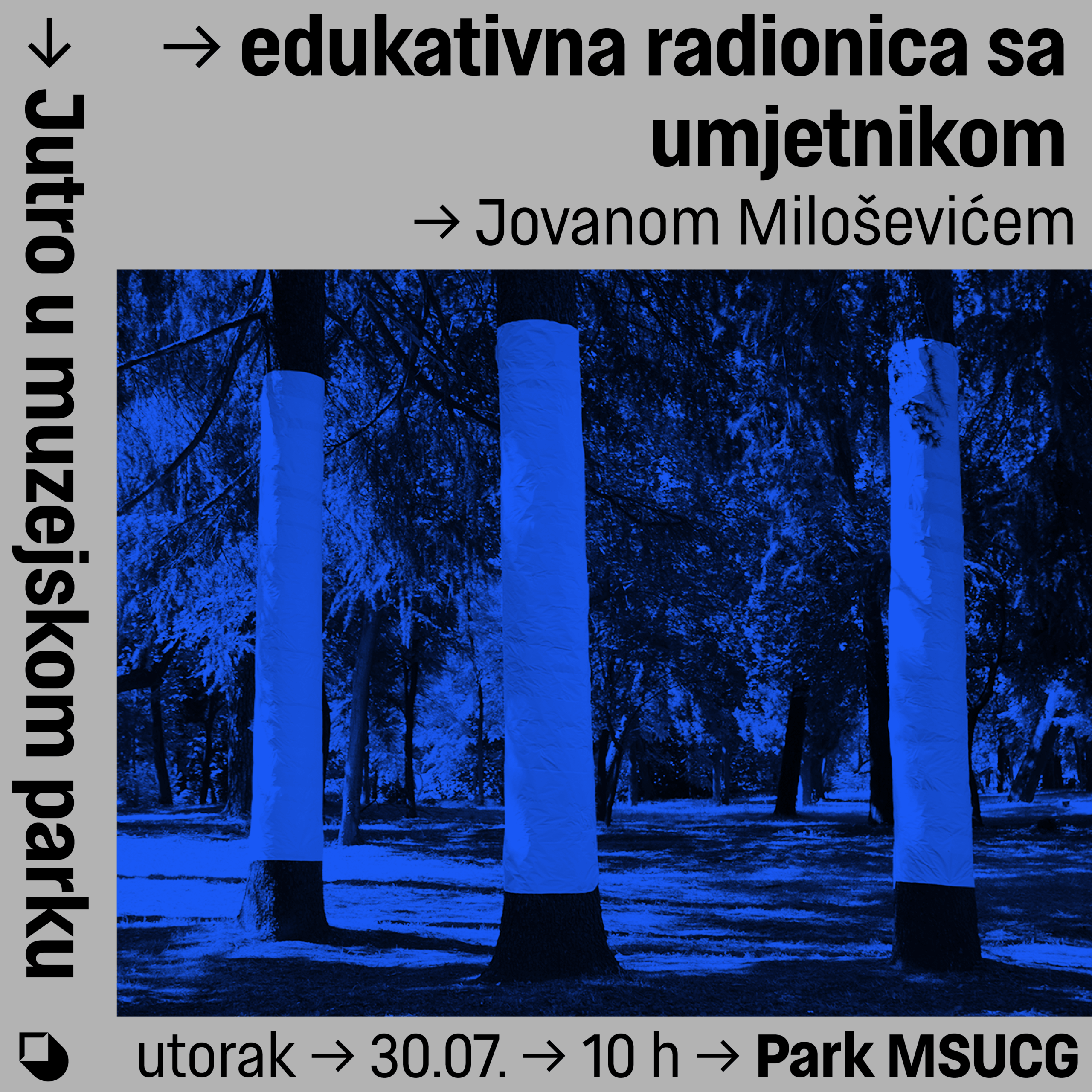 MORNING IN THE MUSEUM PARK – EDUCATIONAL WORKSHOP WITH