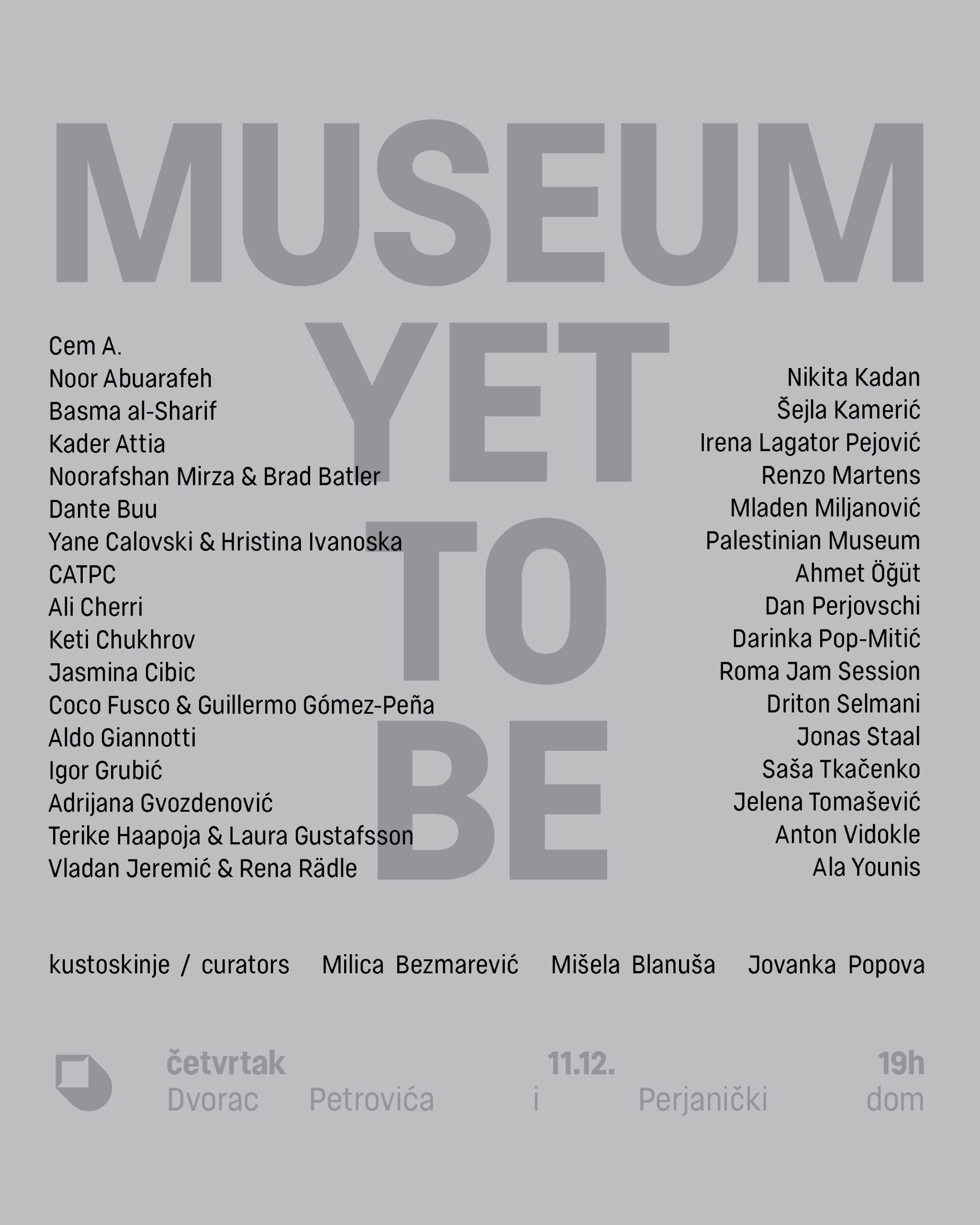 Museum yet to be cover